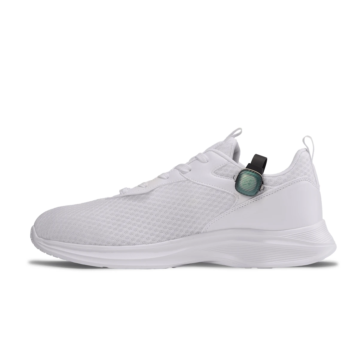 STRIV pod attached to a running shoe